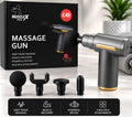 MuscleX Pro Deep Tissue Massage Gun with 4 Massage Heads – Portable Muscle Massager
