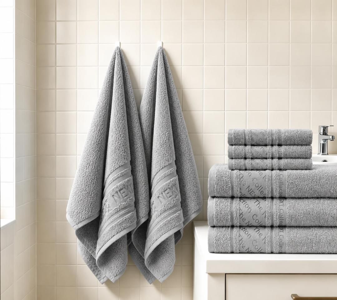 Pack of 3 XL Bath Towels – Extra Large Soft Towels – 90 x 150cm