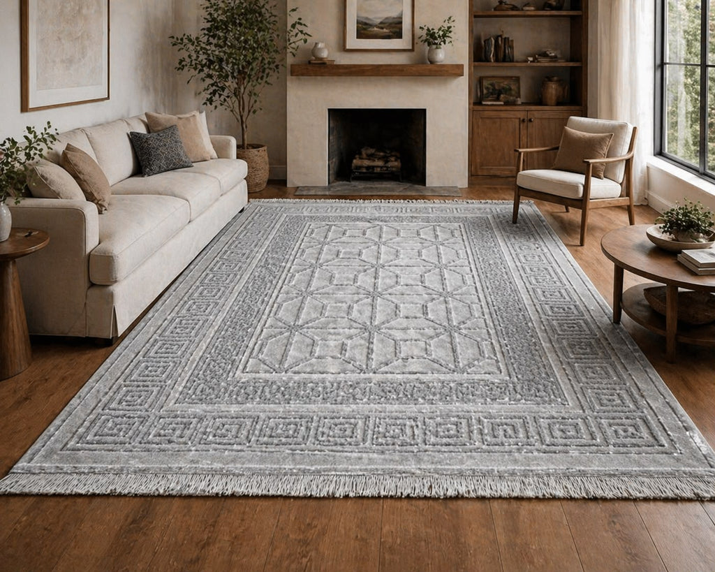 Luxury Velvet Rug 160x230cm – Large Non-Slip Living Room Area Rug