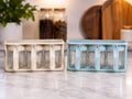 3 Piece Glass Spice Jar Set with Storage Rack – Kitchen Seasoning Organiser