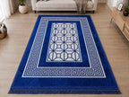 Large Soft Ribbed Area Rug 160 x 230cm – Living Room & Bedroom Carpet