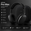 Wireless Pro Max Over-Ear Bluetooth Headphones | Active Noise Cancellation | Black & White