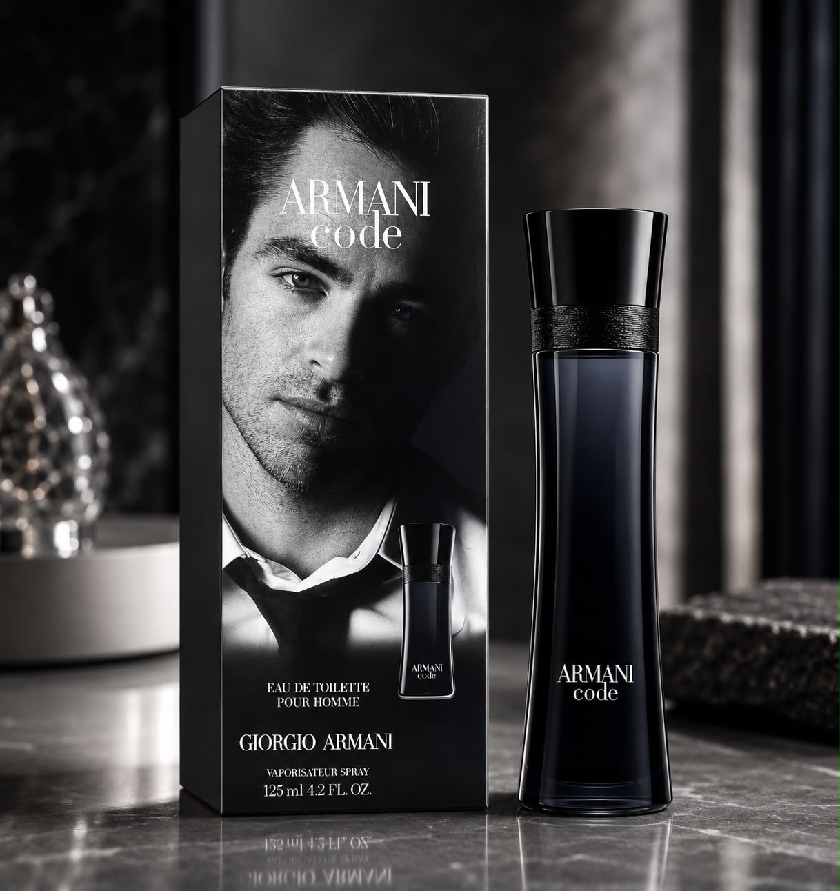 Dubai Inspired Armani Code Eau de Toilette 125ml for Men | Luxury Designer Inspired Men's Fragrance | Long Lasting Woody Oriental Cologne | Premium Gift for Him