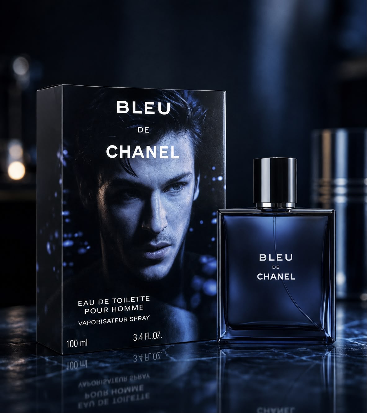 Dubai Inspired Bleu de Chanel Eau de Toilette 100ml for Men | Luxury Designer Inspired Men's Fragrance | Long Lasting Fresh Woody Citrus Cologne | Premium Gift for Him