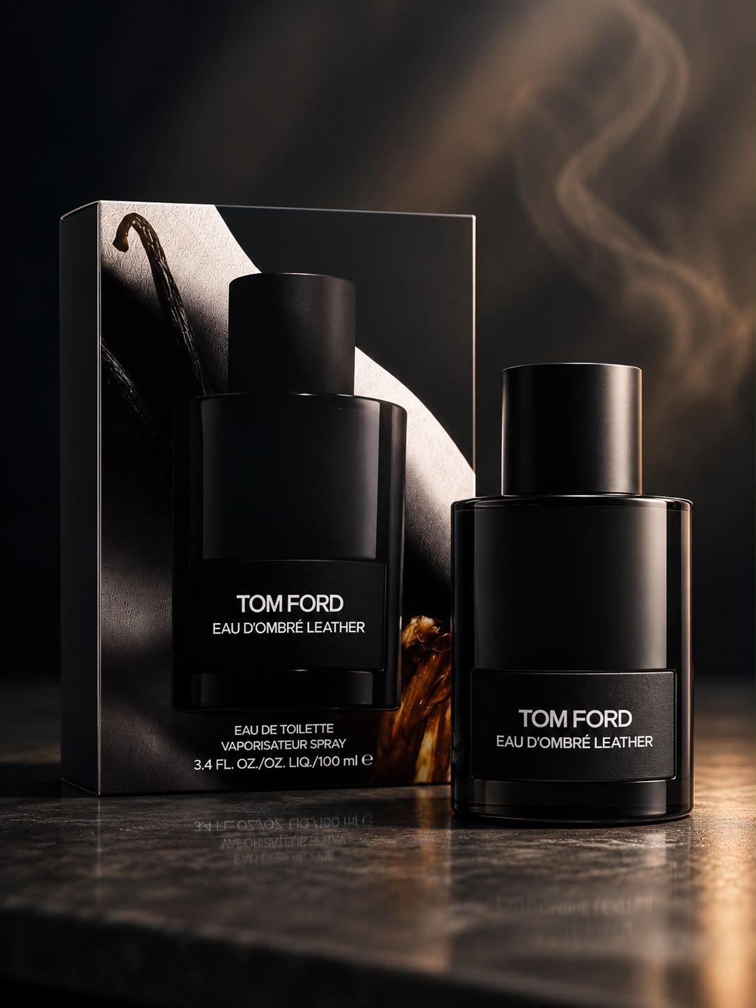 Dubai Inspired Tom Ford Ombre Leather Eau de Toilette 100ml for Men | Luxury Designer Inspired Leather Fragrance | Long Lasting Woody Spicy Cologne | Premium Gift for Him